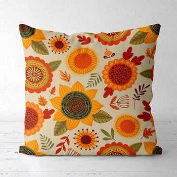 Подушка декоративная (Soft) 45x45 см Подсолнухи (45PST_22S004) TM Presentville