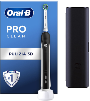 Elektryczna szczoteczka do zębów Oral-B Pro Series 1 Clean Czarna + TC