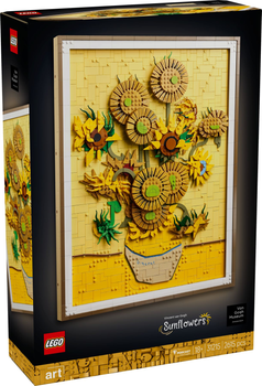 Klocki konstrukcyjne LEGO Art Słoneczniki Vincenta van Gogha 2615 elementów (31215)