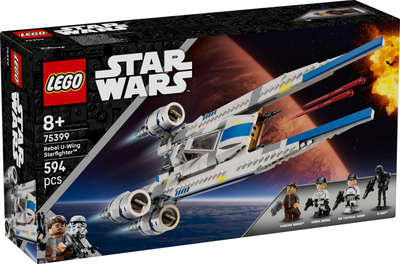 Klocki konstrukcyjne LEGO Star Wars Myśliwiec U-Wing Rebelii 594 elementy (75399)