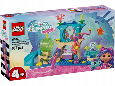 Zestaw klocków LEGO Gabby's Dollhouse Podwodna przygoda syrenki Gabi 103 elementy 11204 (5702017813455)