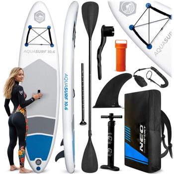Надувна SUP дошка для САП серфінгу Neo Sport 320 см, до 150 кг (170200) (5903890626891)