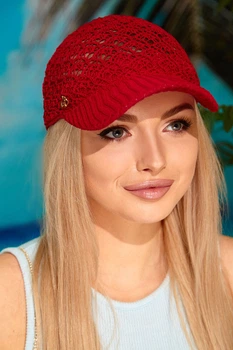 В'язана бейсболка Braxton «Tipster» червоний (4960)