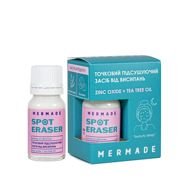 Точечное подсушивающее средство против прыщей Mermade Zinc Oxide & Tea Tree Oil, 10 мл