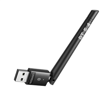 Адаптер Bluetooth 5.4 Ugreen CM749 приймач - передавач з антеною USB для ПК, ноутбуків на Windows, для периферійних пристроїв Black (35059)