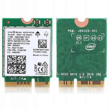 Wi-Fi модуль Intel AX201NGW (Wi-Fi 6 802.11ax, 2.4/5 ГГц) + Bluetooth 5.0, M.2 2230 (KE.11X0N.006)