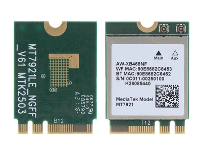 Wi-Fi модуль, адаптер MediaTek MT7921 (Wi-Fi 6 802.11ax, Bluetooth 5.2, M.2 2230) [AW-XB468NF]