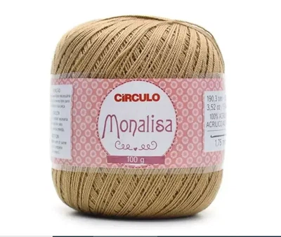 7625 MONALISA пряжа (100%акріл, 100гр. 525м. ), бежевий