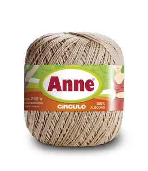 7684 ANNE пряжа (100%мерс.бавовна, 74гр. 250м), бежевий