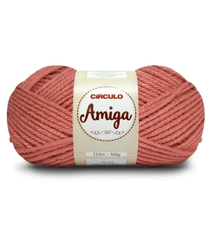 4133 AMIGA пряжа (100% акріл, 100гр. 133м. ), рожевий