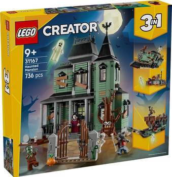 Zestaw klocków LEGO Creator Nawiedzona rezydencja 736 elementów 31167 (5702017822426)