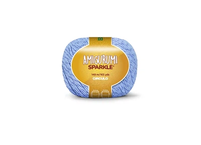 2137 AMIGURUMI SPARKLE пряжа (98% бавовна, 2% металік 80 г.149 м.), фіолетовий/бузковий