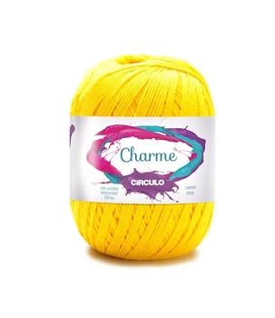 1289 CHARME пряжа (100% мерс.бавовна, 150гр. 396м. ), жовтий
