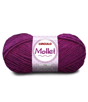 3914 MOLLET пряжа пряжа (100% акрил, 100гр, 200м), фіолетовий/бузковий