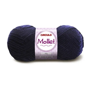 640 MOLLET пряжа пряжа (100% акрил, 100гр, 200м), синій