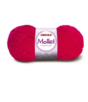 142 MOLLET пряжа пряжа (100% акрил, 100гр, 200м), червоний