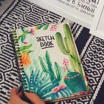 Блокнот Sketchbook (прямоуг.) Кактусы (BDP_EX004) TM Presentville