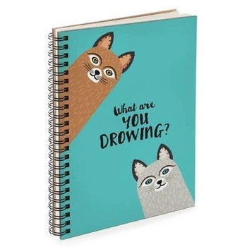 Блокнот Sketchbook (прямоуг.) What are you drowing? (BDP_18L003) TM Presentville