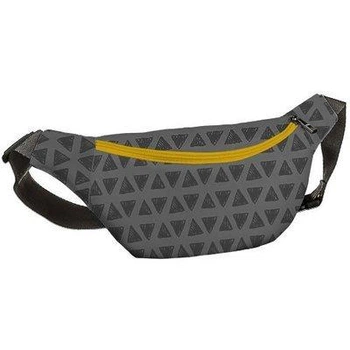 Сумка бананка BUMBAG Трикутники сірі (BB_18J002_ZHL_SE) TM Presentville