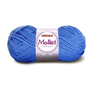 2403 MOLLET пряжа пряжа (100% акрил, 100гр, 200м), синій