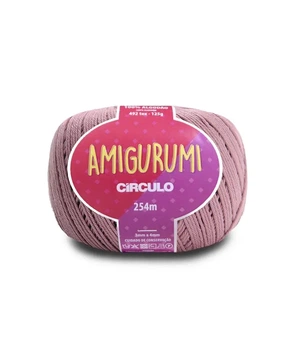 3046 AMIGURUMI пряжа (100% мерс.бавовна, 125гр. 254м), фіолетовий/бузковий