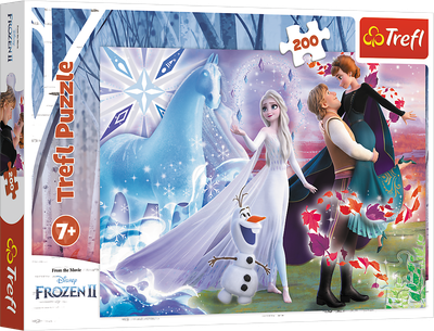 Пазл Trefl Frozen II Волшебный мир сестер 200 элементов (5900511132656)