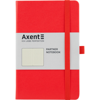 Книга записная Axent Partner 125х195 мм в точку 96 листов Красная (8306-05-A)