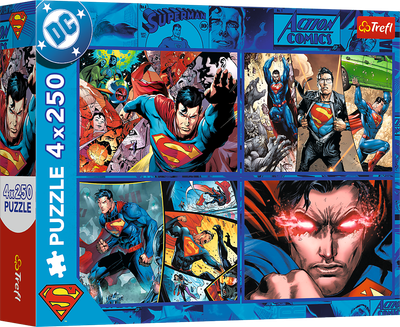 Пазлы Trefl DC Superman Смелость Супермена 4x250 элементов (5900511133400)