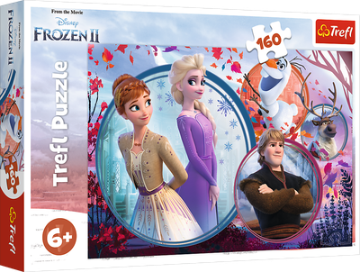 Пазл Trefl Frozen II Пригода сестри 160 елементів (5900511153743)
