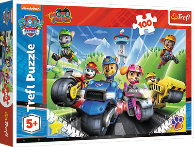 Puzzle Trefl Paw Patrol Psi Patrol na motocyklach 100 elementów 16430 (5900511164305)