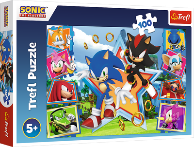 Пазл Trefl Sonic Встречайте Соника 100 элементов (5900511164657)