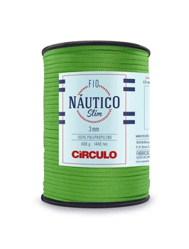 5247 FIO NAUTICO SLIM пряжа (100% поліпропілен .3мм, 400 г. 278 м.), зелений