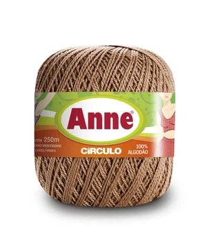 7625 ANNE пряжа (100%мерс.бавовна, 74гр. 250м), бежевий