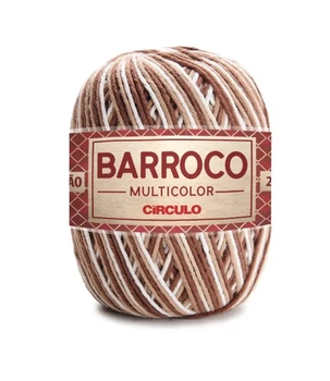 9687 BARROCO MULTICO пряжа (100% бавовна, 200гр. 226м), різнокольоровий
