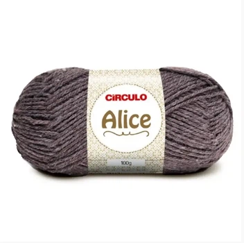 8921 ALICE пряжа (50% акріл, 50% поліестер, 100гр. 200м. ), коричневий