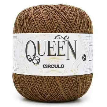 7873 QUEEN 8 пряжа (100% єгіпет.бавовна, 100гр. 678м. ), коричневий