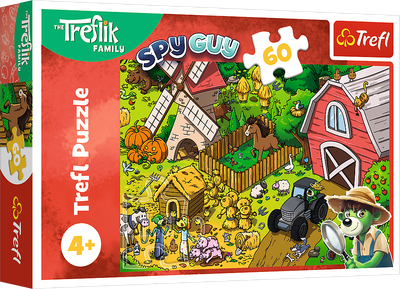 Пазл Trefl The Treflik Family Трефліки на фермі 60 елементів 17402 (5900511174021)