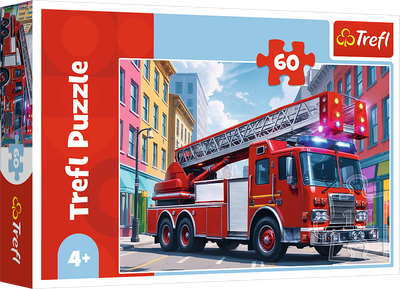 Puzzle Trefl Wóz strażacki 60 elementów 17405 (5900511174052)