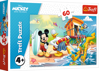Пазл Trefl Mickey & friends Интересный день 60 элементов (5900511173598)