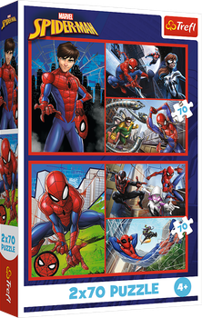 Пазли Trefl Marvel Spider-man Павукові історії 2х70 елементів (5900511344431)