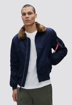 Бомбер Alpha Industries B-15 Slim Fit MJB45500C1 Синій S