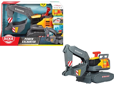 Koparka zabawkowa Dickie Toys Volvo Siła budowlana ze światłem i dźwiękiem 30 cm (3725012) (4006333093869)