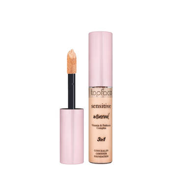 Консилер для обличчя TopFace Sensitive Mineral 3in1 PT471 № 03 Natural Натуральний