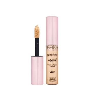 Консилер для обличчя TopFace Sensitive Mineral 3in1 PT471 № 05 Medium Beige Бежевий