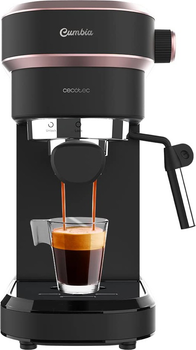 Кавоварка рожкова Cecotec Cafelizzia 890 Чорна з рожевим (01630)