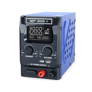Лабораторний блок живлення WEP 3010D-IV, 30V, 10A, імпульсний, з цифровою індикацією 400W