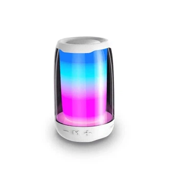 Акустична система Pulse 4 mini 8893AW BT/TF/FM/TWS/AUX/USB з підсвіткою 5 Вт Біла