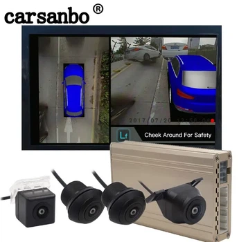 Система кругового огляду Car Cam 360 градусів Нічне бачення Про HD покращена видимість у темряві чітке виокремлення людей і тварин