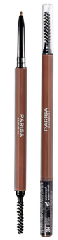 Водостойкий автоматический-карандаш для бровей Parisa Cosmetics Micro Brow Pencil Waterproof № 314 Warm Brown