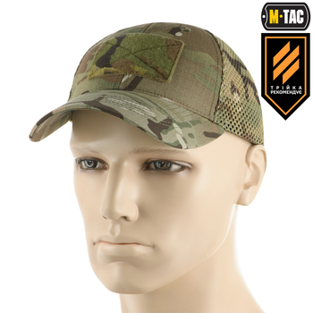 Бейсболка тактична з сіткою Трійка M-Tac Extreme Multicam (S/M) NYCO 40600008-S/M